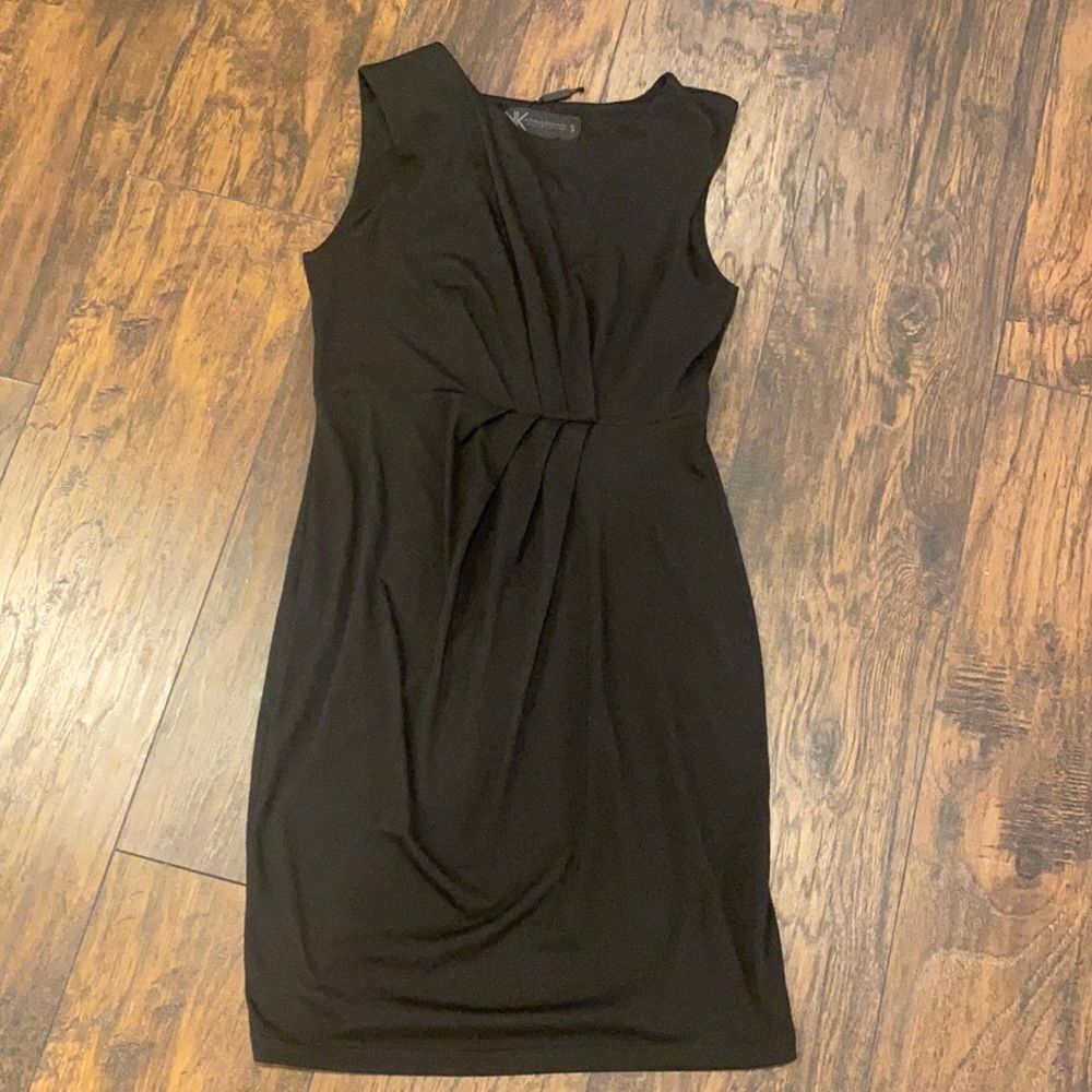 kardashian kollection Ruched Sheath Dress Black size S